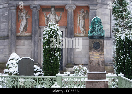 Dorotheendtaedtischer Friedhof Berlin Mitte Germany, Dorotheenstadt cemetery Berlin, Germany Stock Photo