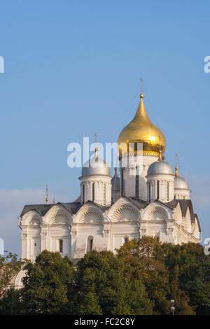Archangel Cathedral in the Kremlin, Moscow, Russia Stock Photo