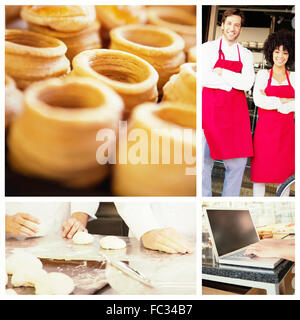 Composite image of close up of delicious vol-au-vent Stock Photo