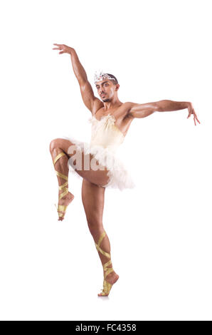 Man in tutu performing ballet dance Stock Photo - Alamy