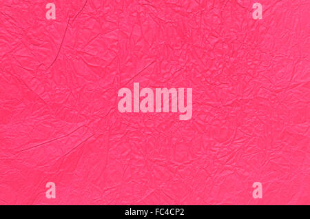 red creased tissue paper background texture Stock Photo