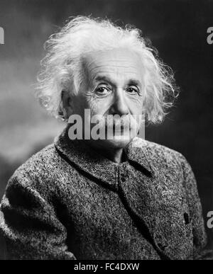 Einstein. Portrait of Albert Einstein. Photograph by Orren Jack Turner, c.1947. Stock Photo