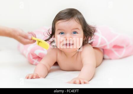 Beautiful baby girl Stock Photo