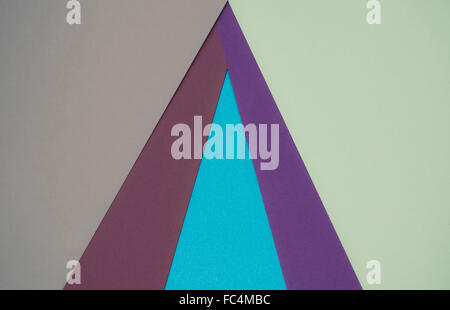 Abstract of pieces of colourful paper Stock Photo