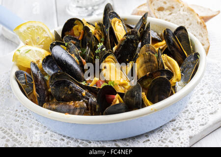 Sailors Mussels Stock Photo