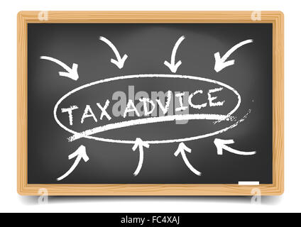 Tax Advice Focus Stock Photo