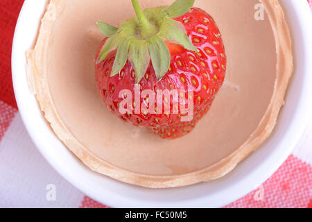 Fresh ripe perfect strawberry - health food Stock Photo