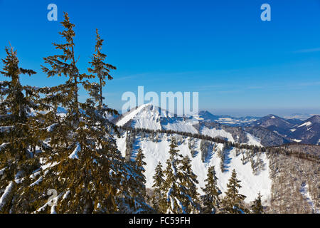 Mountains ski resort St. Gilgen Austria Stock Photo