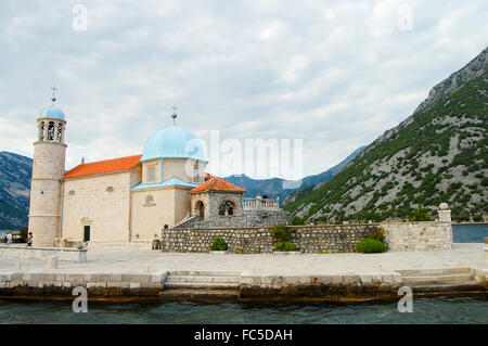 Our Lady of the Rocks - Perast - Montenegro Stock Photo