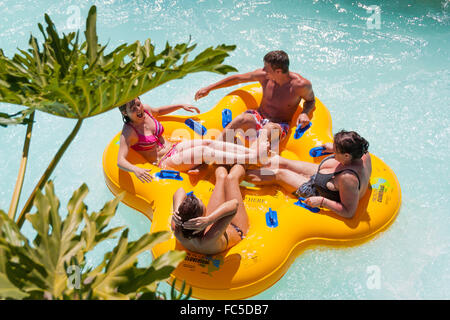 Siam Park water park near Playa de Las Americas on Tenerife, Canary Islands, Spain Stock Photo