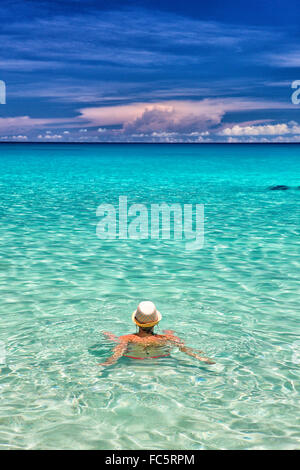 Aow Leuk; Koh Tao island; Surat Thani Province; Gulf thailand; South China Sea Stock Photo