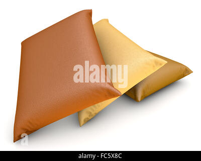 Three Pillows Stock Photo