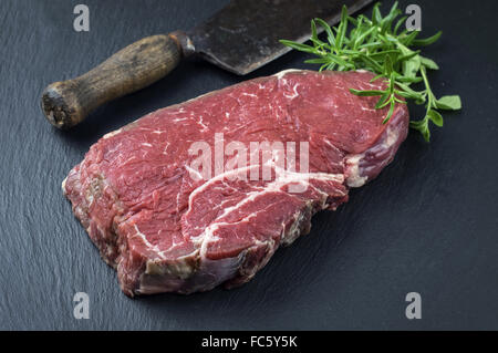 Bottom Round Steak Stock Photo