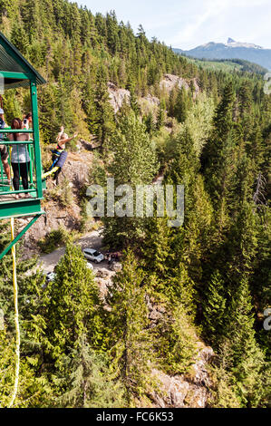 Canada - Bungee Jumping Stock Photo