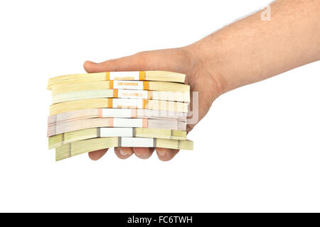 Hand with money Stock Photo