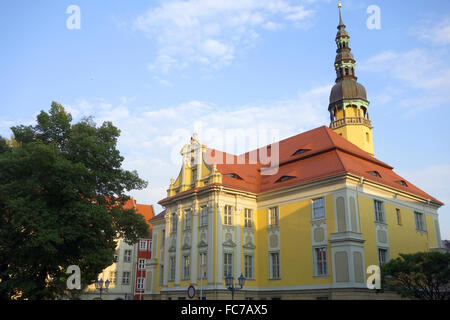 city hall of bautzen, east germany Stock Photo