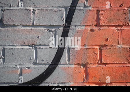 Detail of a graffiti on a wall Stock Photo