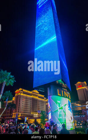 The Linq Sign in Las Vegas. Stock Photo