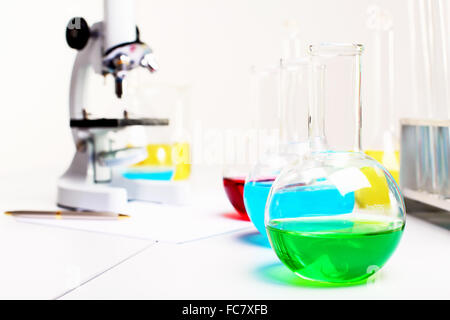 Image of chemistry or biology laborotary equipment Stock Photo