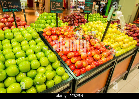 Dubai - JANUARY 7, 2014: Dubai Supermarket Waitrose on January 7 Stock Photo