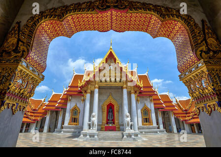 Marble Temple , Bangkok , Thailand Stock Photo - Alamy