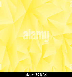 Abstract Yellow Polygonal Background Stock Photo