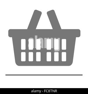 Shopping Basket Icon Stock Photo