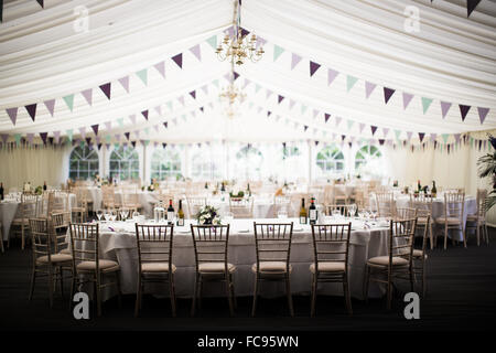 Wedding marquee, United Kingdom, Europe Stock Photo