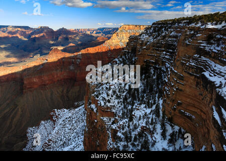 Grand Canyon viewed from South Rim, Grand Canyon National Park, UNESCO World Heritage Site, Arizona, United States of America Stock Photo