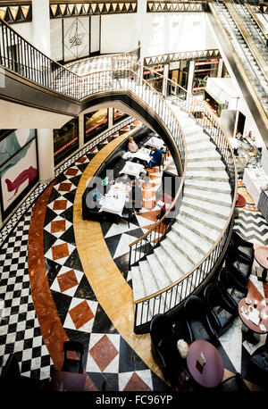Art Deco interior of Quartier 206 Shopping Centre, Friedrichstrasse, Berlin, Germany, Europe Stock Photo