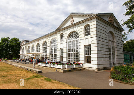 The Orangery Café restaurant at Kew Gardens Royal Botanical Gardens London England UK Stock Photo