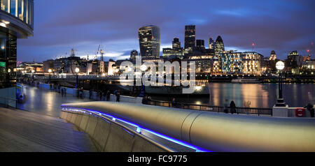 View of City from More London Place, London, England, United Kingdom, Europe Stock Photo