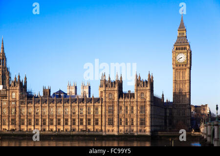 Famous Big Ben in Central London Stock Photo