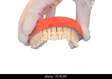 Dentures, prosthesis Stock Photo