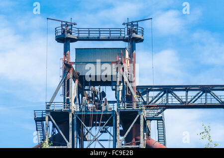 Industrial buildings, blast furnace, tower Stock Photo