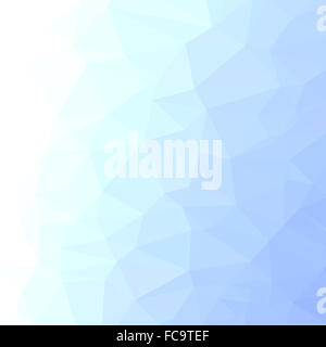 Winter Polygonal Background Stock Photo