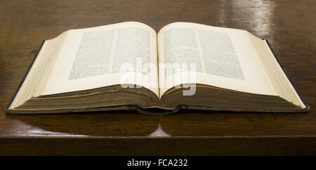 Open old book Stock Photo