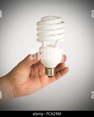 Ecological economical lamp Stock Photo