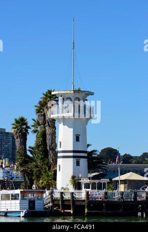 Forbes Island seafood restaurant on Pier 41, Fisherman's Wharf, San Francisco, California, USA Stock Photo