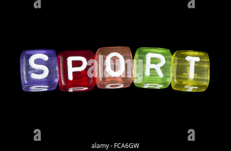 Word sport Stock Photo