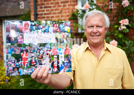 Ron Bridle, who received a British Empire Medal in Queen's birthday honours for services to Goring and Streatley Stock Photo