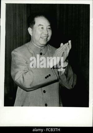 1976 - President Hua Kuo-Feng Su Zhu (1921-2008), better known by the nom de guerre Hua Guofeng, was Mao Zedong's designated successor as the paramount leader and Premier of China, also the Chairman of the Communist Party of China. © Keystone Pictures USA/ZUMAPRESS.com/Alamy Live News Stock Photo