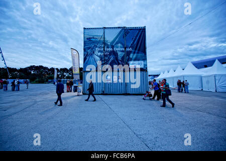 Stop over of the Volvo Ocean Race in Lorient, Brittany, France. Stock Photo