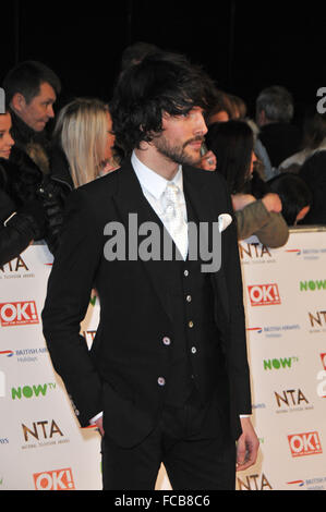 London, UK, 20 January 2016, Colin Morgan attends the NTA National Television Awards 2016 held at the O2. Credit:  JOHNNY ARMSTEAD/Alamy Live News Stock Photo