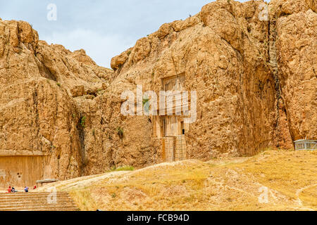 Naqsh-e Rustam tomb Stock Photo