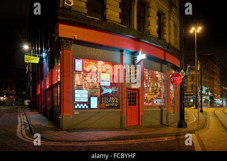 The Infamous retro American themed restaurant located on High Street in Manchester City Centre. Stock Photo