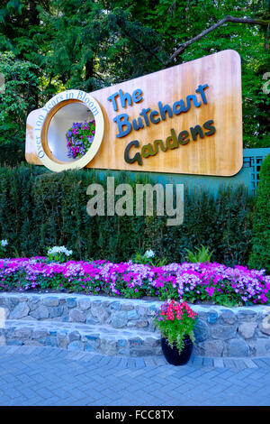 Butchart Gardens Victoria British Columbia Canada Stock Photo