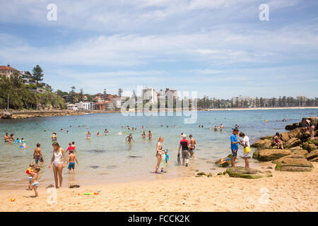 Shelly Beach in Manly ,Sydney, popular beach for scuba diving and snorkelling,Australia Stock Photo