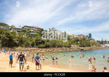 Shelly Beach in Manly ,Sydney, popular beach for scuba diving and snorkelling,Australia Stock Photo