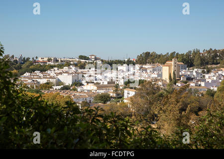 Modern part of the village of Arcos de la Frontera, Cadiz province, Spain Stock Photo